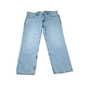 Everlane Authentic Straight Jeans Organic Cotton Light Wash Blue Men Size 38x28